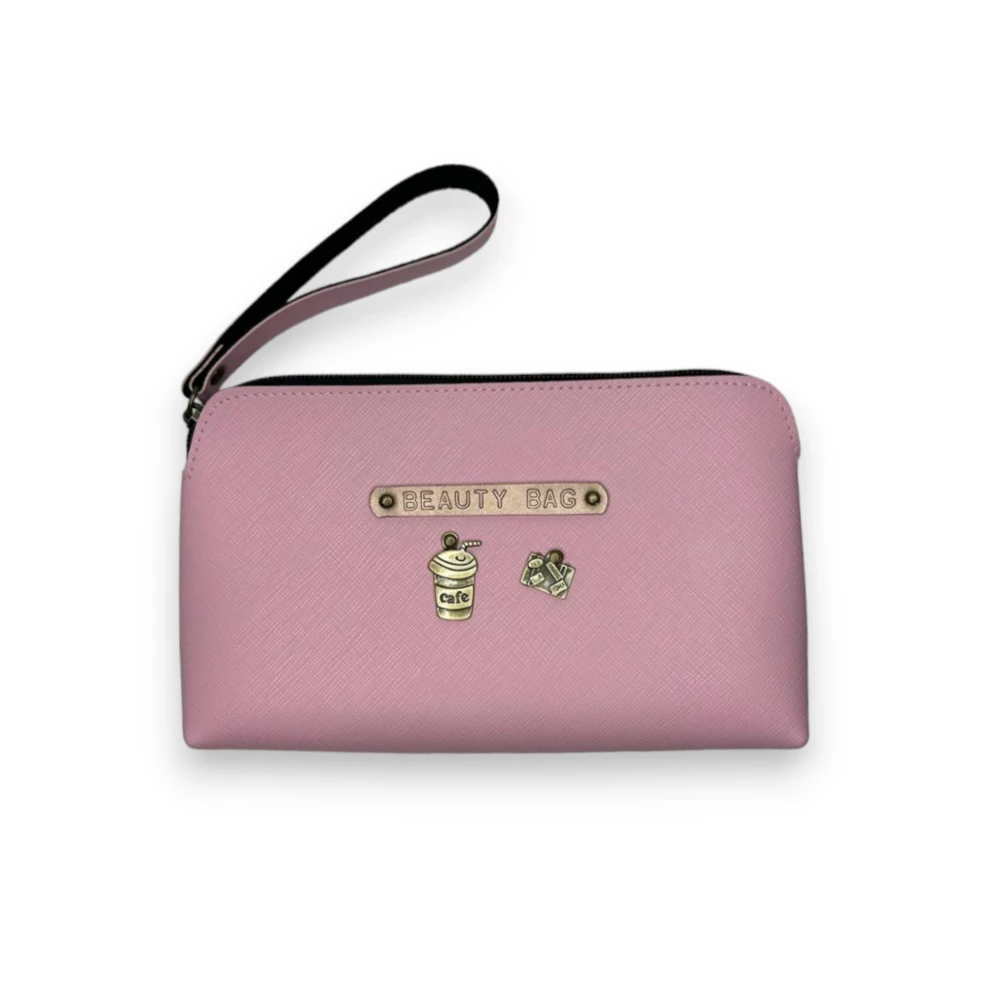 kosmetyczka pudrowy róż