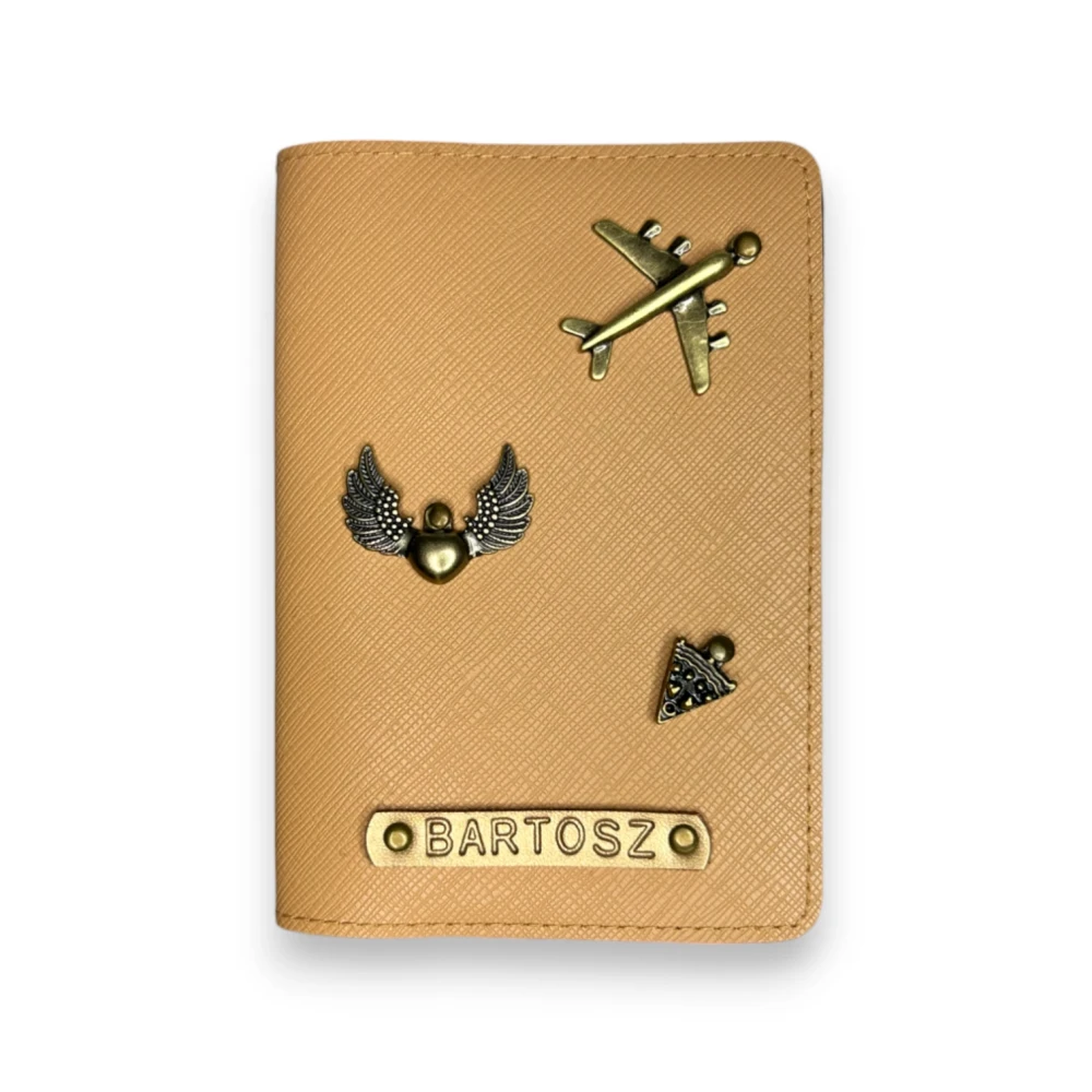 Etui na paszport jasny brąz.webp