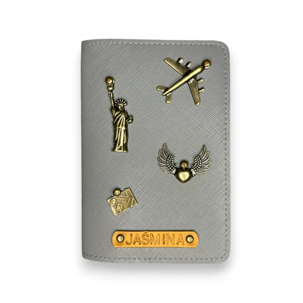 Etui na paszport szare Prezent dla podróżnika (5).webp