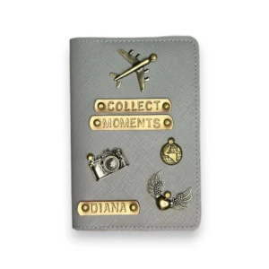 Etui na paszport - SZARE