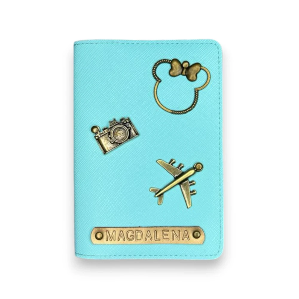 Personalizowane etui na paszport pokrowiec z przypinkami turkusowy (5).webp