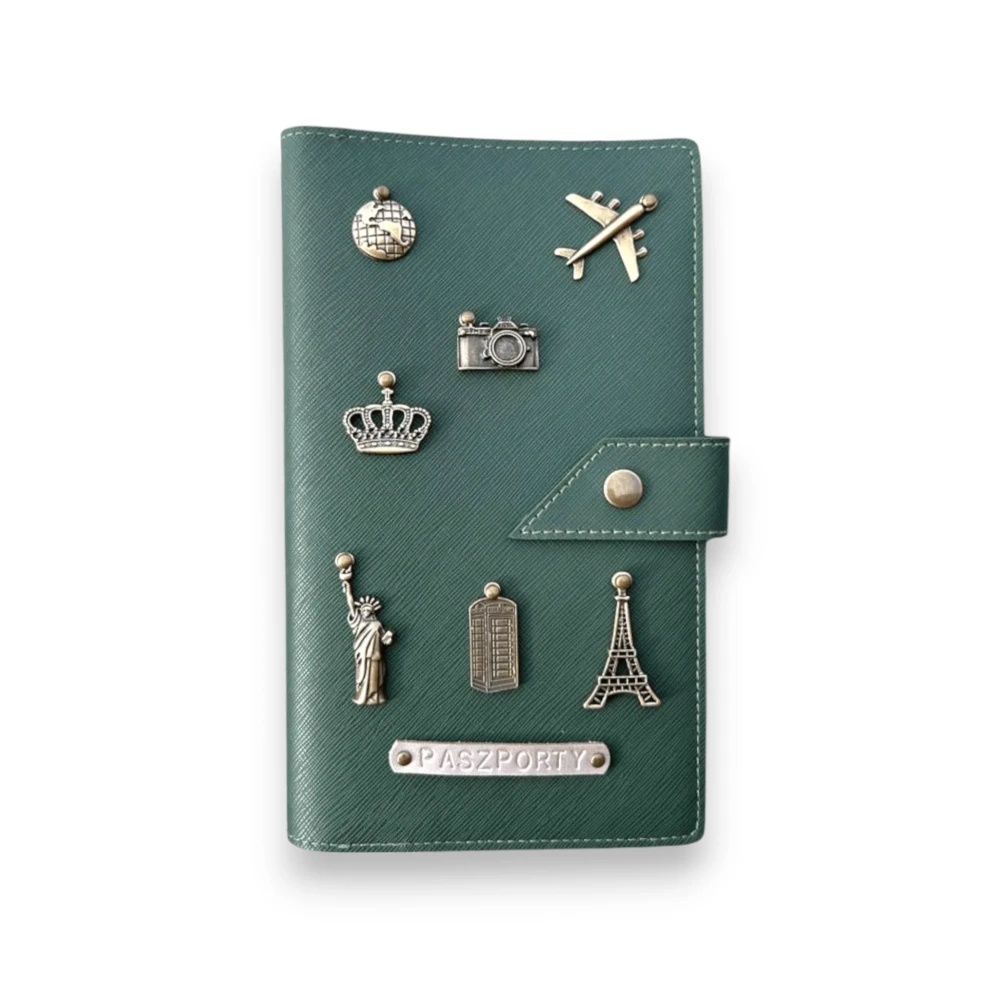 personalizowane etui na paszport dla pary -khaki-.webp