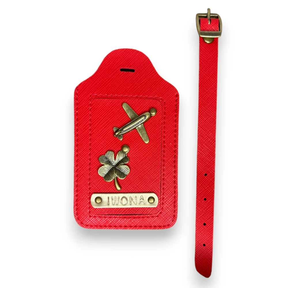 personalizowana zawieszka do bagażu czerwona identyfikator adresownik (2).webp