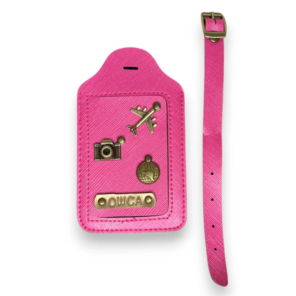 Personalizowana zawieszka do walizki różowa (3).webp