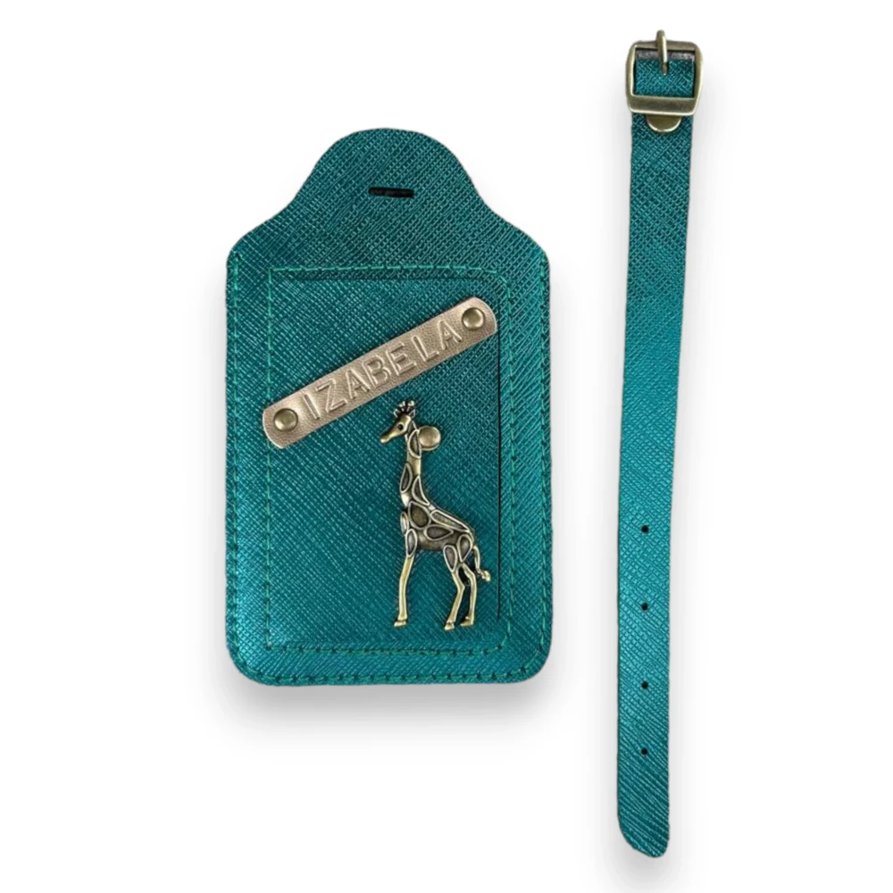 personalizowana zaiweszka do bagażu szmaragdowa (4).webp