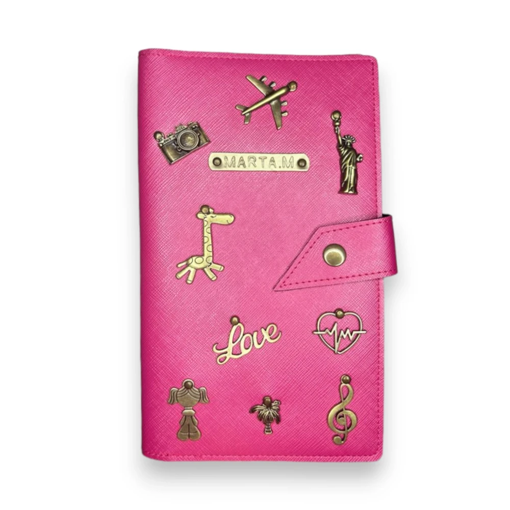 spersonalizowane etui na paszport dla par różowe (4).webp