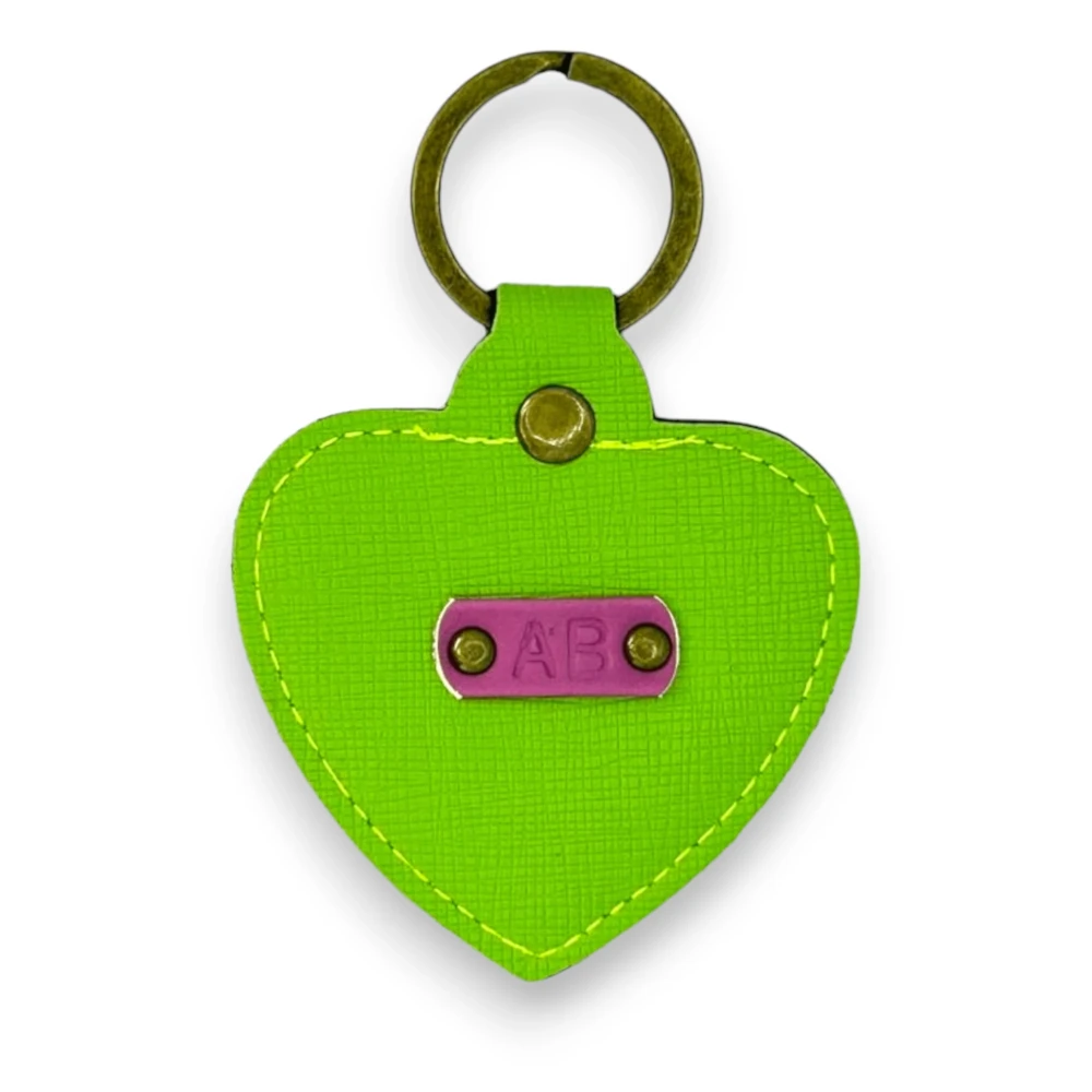 personalizowany brelok serce zielony.webp