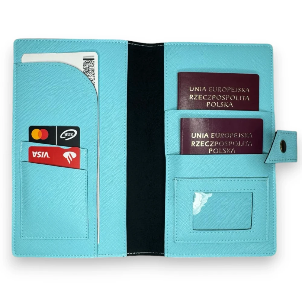 personalizowane etui na paszport dla par turkusowe.webp