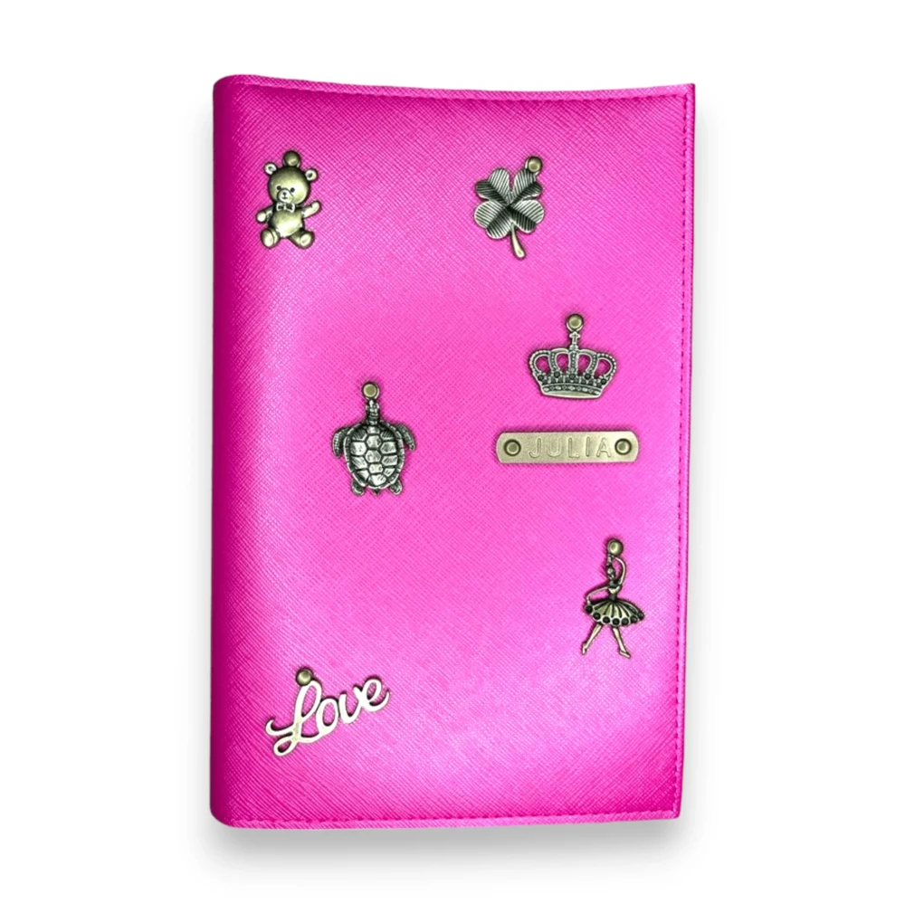 personalizowana okładka a5 - różowa.webp