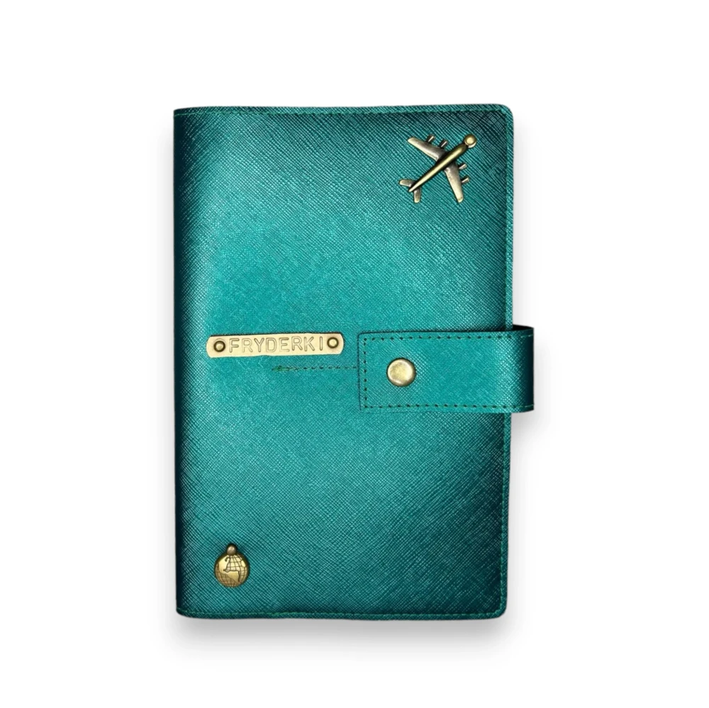 personalizowanie  etui na paszport dla par - szmaragdowe.webp