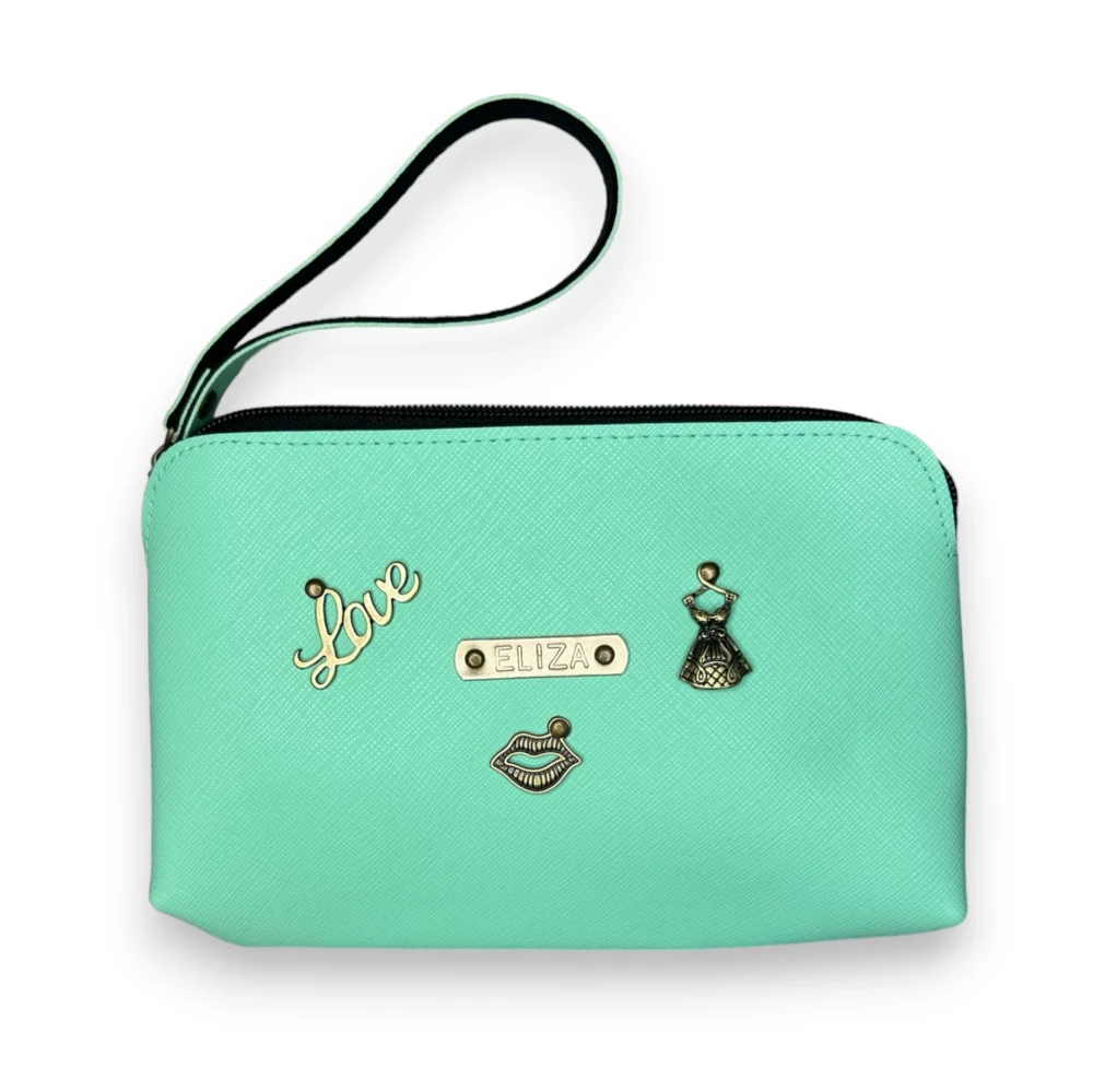 personalizowana kosmetyczka damska - miętowa-.webp