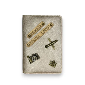 Etui na paszport - ZŁOTE