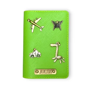 Etui na paszport - ZIELONE