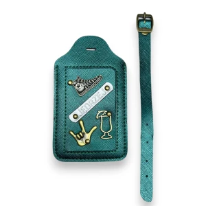 Zawieszka do bagażu- SZMARAGDOWA