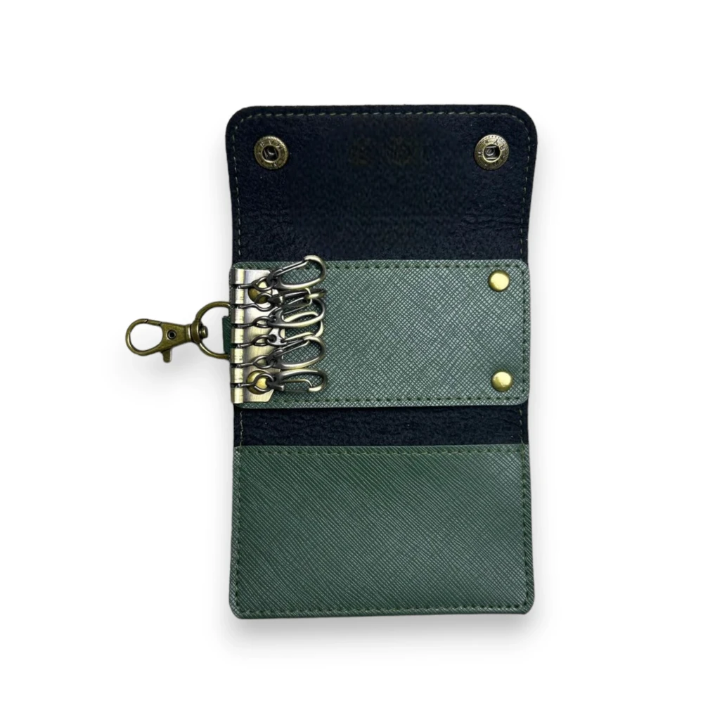 personalizowane etui na klucze-  khaki otwarte.webp