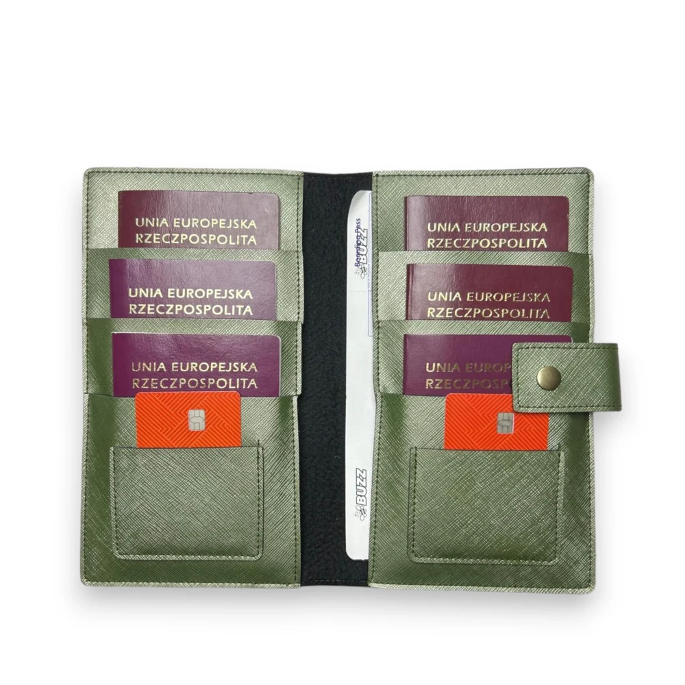 etui na 6 paszportów - oliwkowe.webp