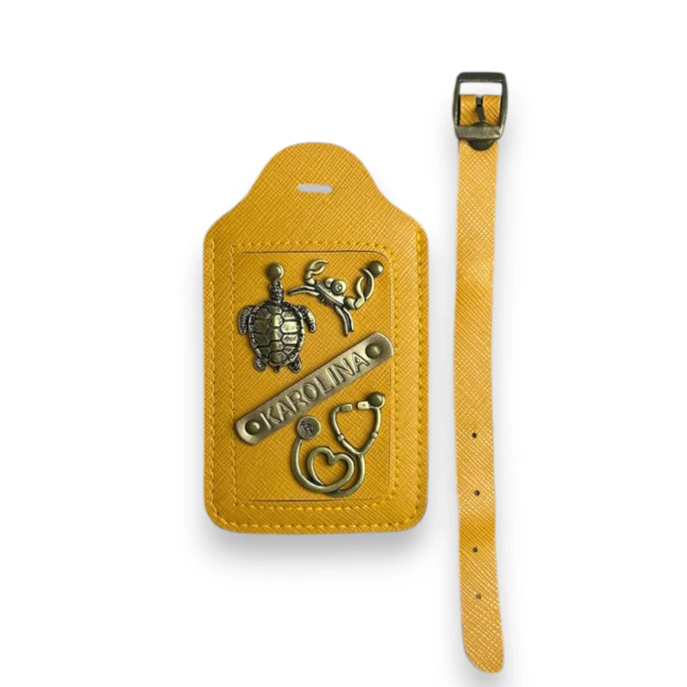 personalizowana zawieszka do bagażu -pomarańczowa.webp