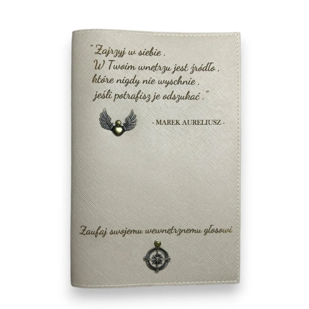personalizowana okładka a5 - beżowa.webp