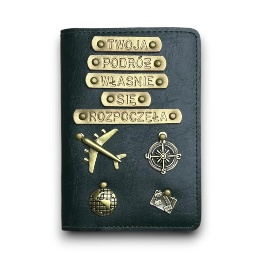 etui na paszport - butelkowa zieleń.webp