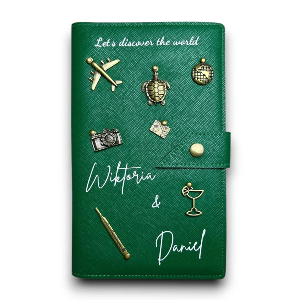 etui na  2 paszporty -ciemna zieleń.webp