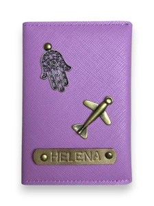 Etui na dowód osobisty - Lawendowe