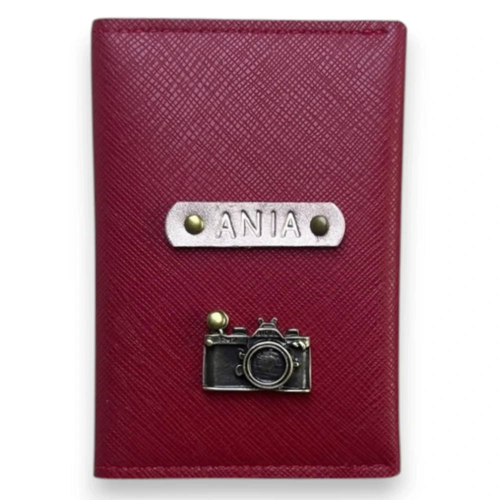 Etui na dowód osobisty - Wiśniowe