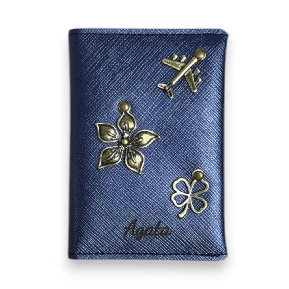 Etui na dowód osobisty - Granatowe