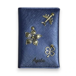 Etui na dowód osobisty - Granatowe