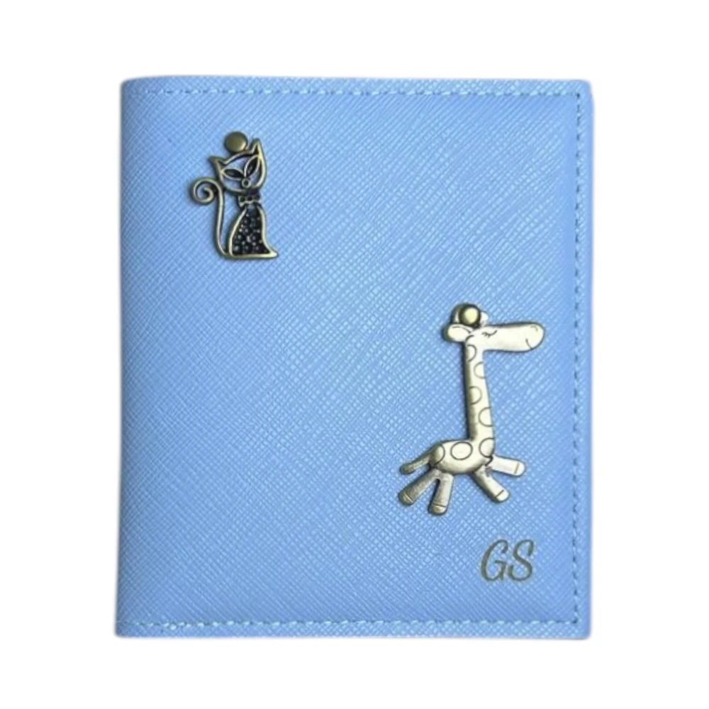 Etui na legitymację szkolną  - BŁĘKITNE