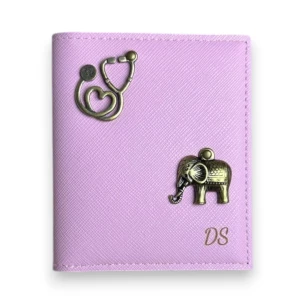 Etui na legitymację szkolną  - PUDROWY RÓŻ