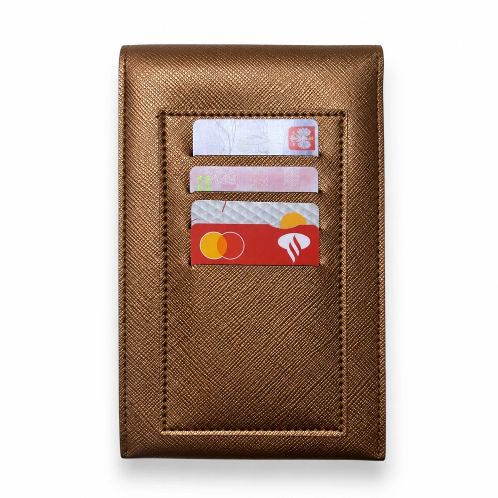 personalizowana karmelowa torebka tył