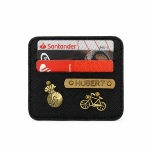 Personalizowane etui na karty - CZARNE