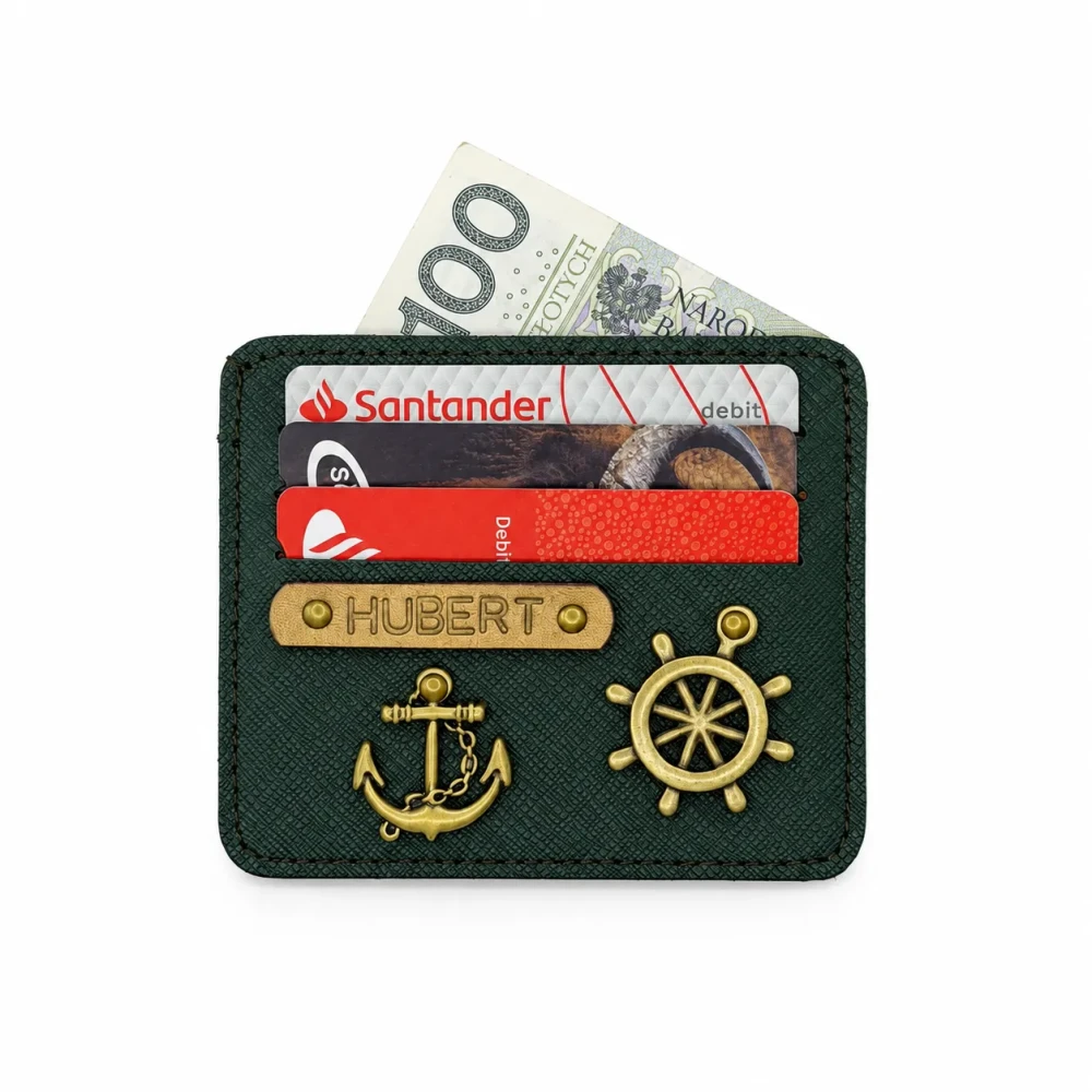 Personalizowane etui na karty - KHAKI.webp