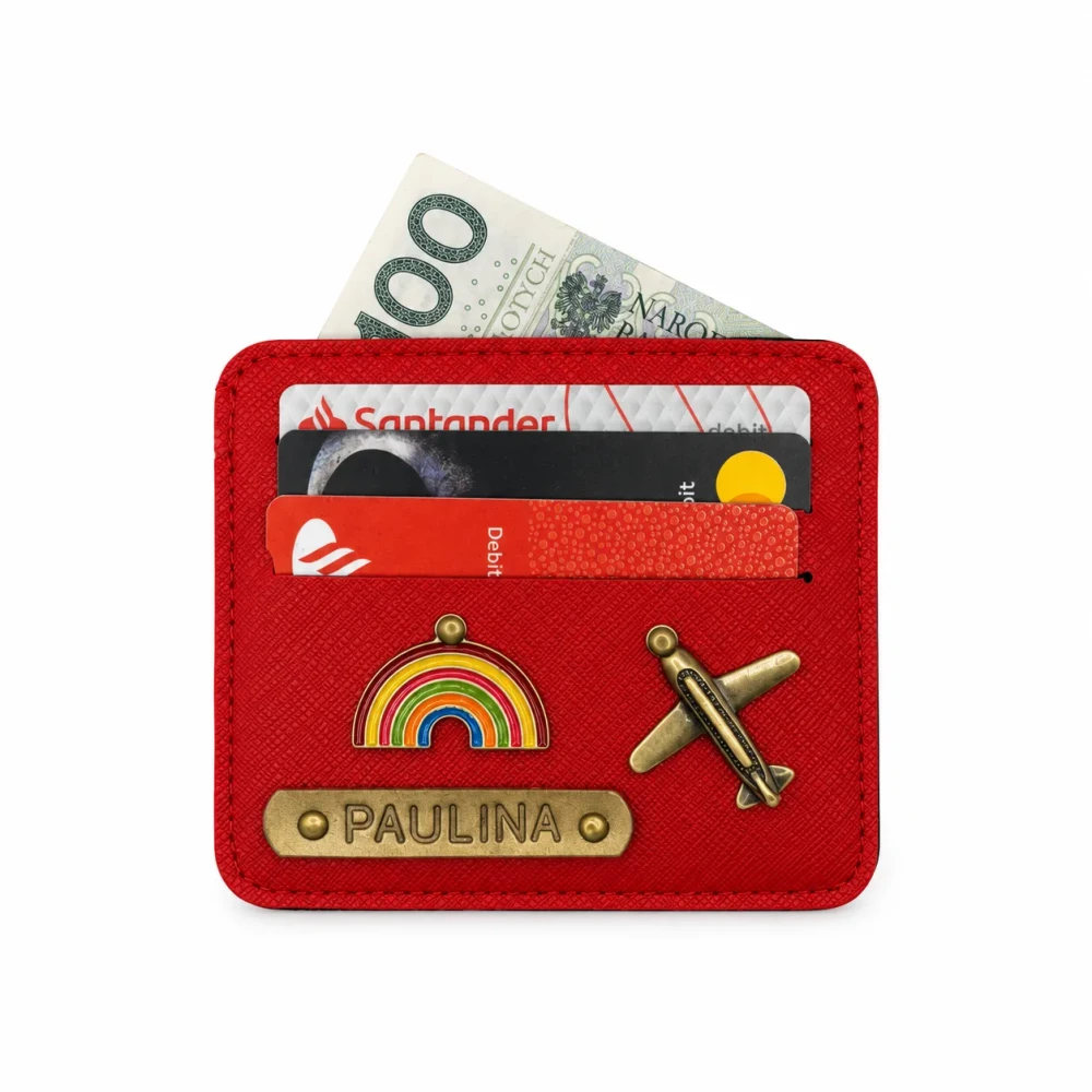 Personalizowane etui na karty - CZERWONE.webp