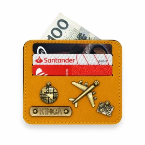 Personalizowane etui na karty - POMARAŃCZOWE